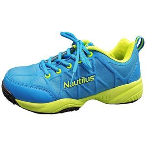 Nautilus Safety‎ Sneaker Shoes Womens Size 7M Blue Green Steel Toe Lace Up N2154